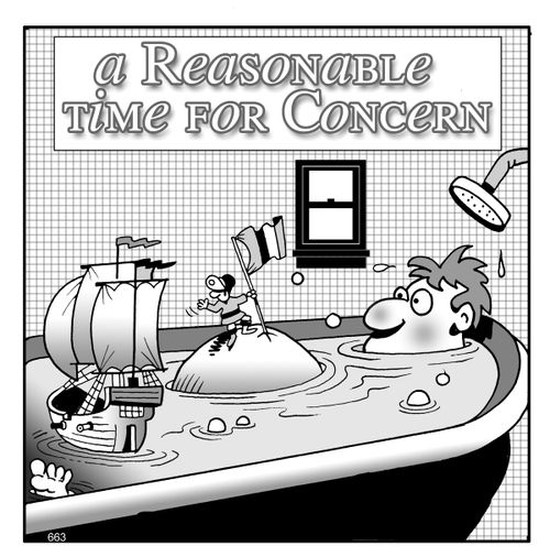 A reasonable time for concern.