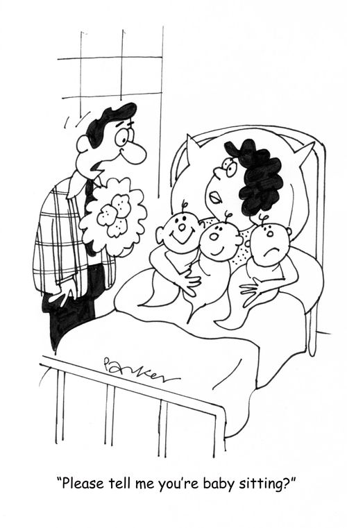'Please tell me you're baby sitting?'