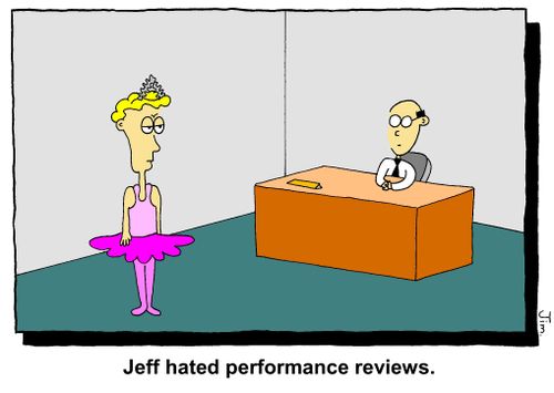 Jeff hated performance reviews.
