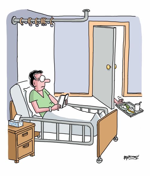 A nurse refuses to hand deliver a meal to a man with a contagious disease.