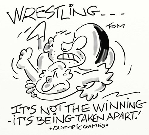 Olympic Wrestling: It's not the winning - it's being taken apart!