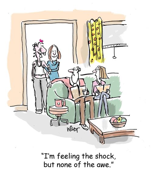 "I'm feeling the shock, but none of the awe."
