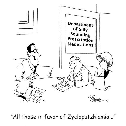 Department of Silly Sounding Prescription Medications
