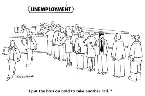 'I put the boss on hold to take another call,'