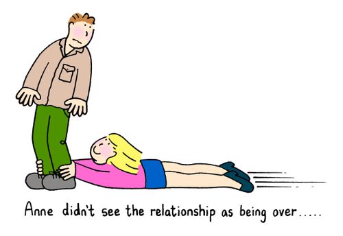 Anne didn't see the relationship as being over....