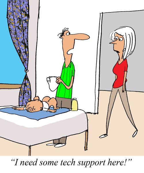 'I need some tech support here!'