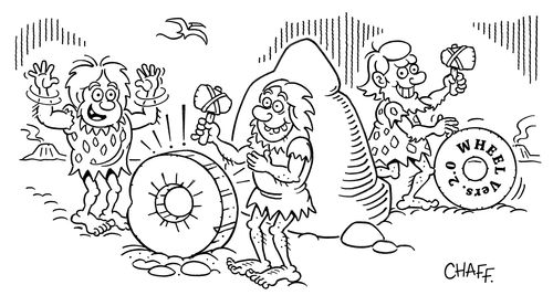 Caveman Wheel Invention Version 2.0