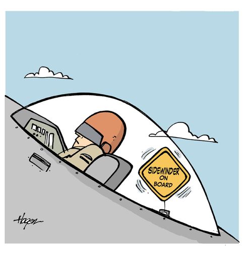Sidewinder on board.