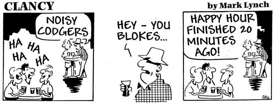 Clancy: Happy Hour's Over