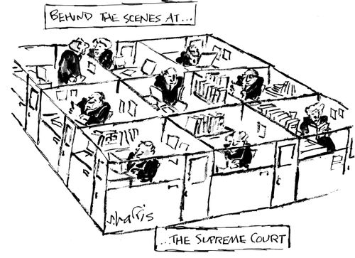 Behind the scenes at...the Supreme Court'