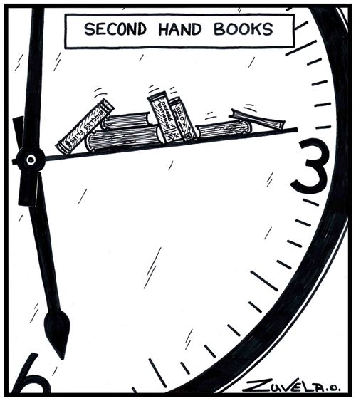 Second hand books.