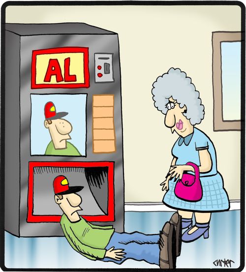 Al's vending machine.