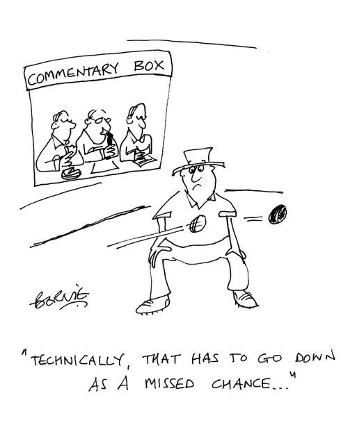 'Technically, that has to go down as a missed chance...'