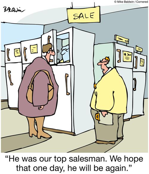 'He was our top salesman. We hope that one day, he will be again.'