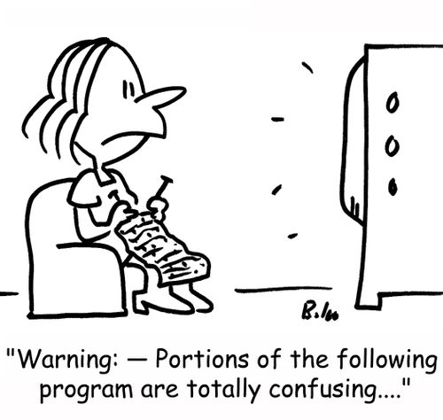 'Warning: -- Portions of the following program are totally confusing....'