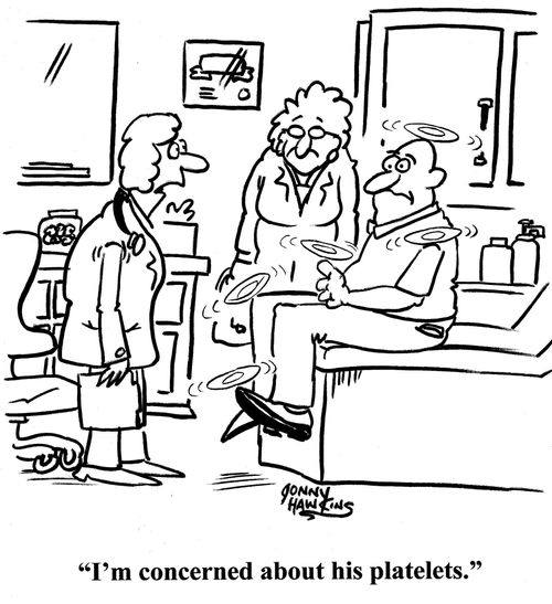 Doctor about spinning plates on patient: 'I'm concerned about his platelets.'