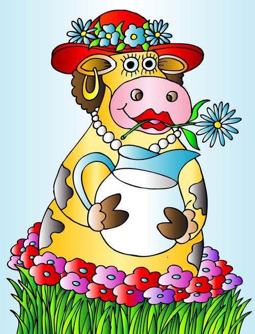 Cow and Milk