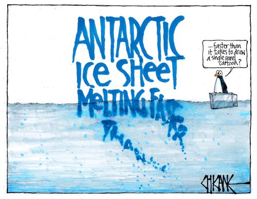 Antarctic Ice Sheet Melting...