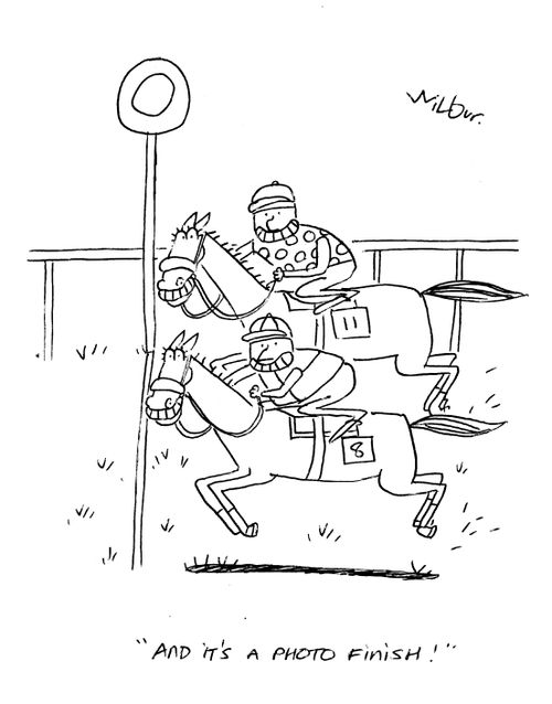 'And it's a photo finish!'