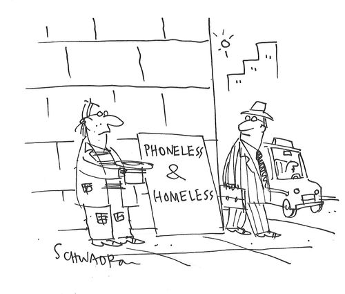 Phoneless and Homeless