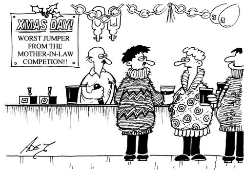 Worst Jumper From the Mother-In-Law Competition.