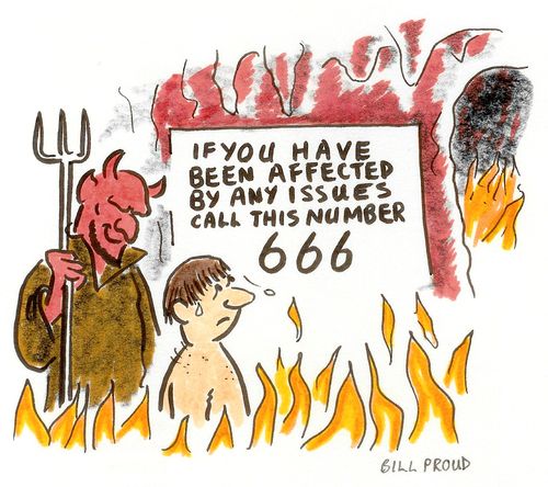 'If you have been affected by any issues, call this number: 666'