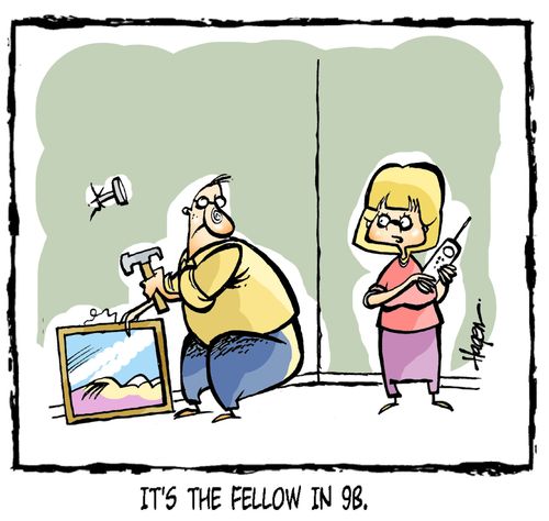 'It's the fellow in 9B.'