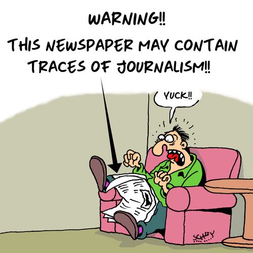 Warning!! This newspaper may contain traces of journalism!