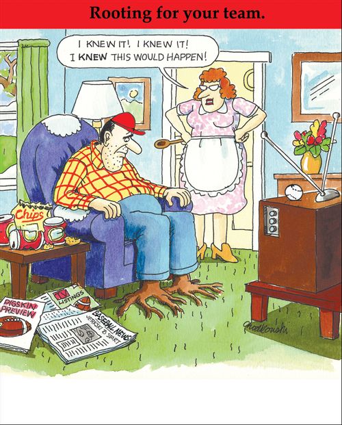 Rooting for your team.