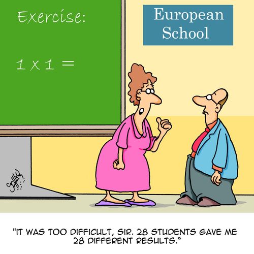 "It was too difficult, sir. 28 students gave me 28 different results."