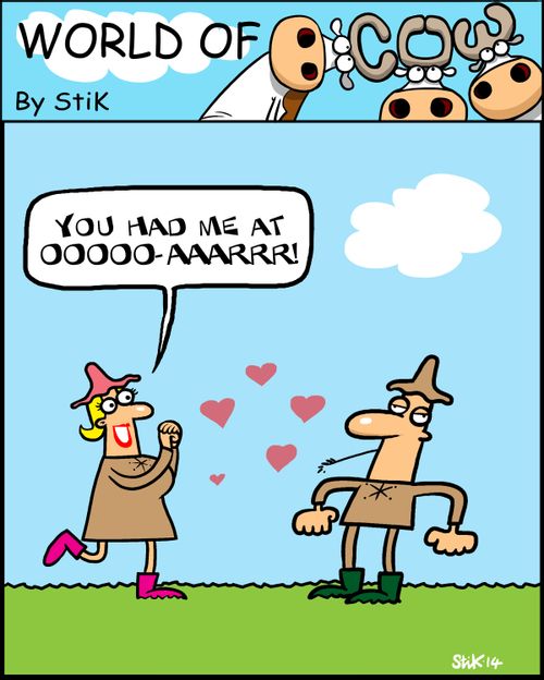'You had me at OOOO-AARRR!'