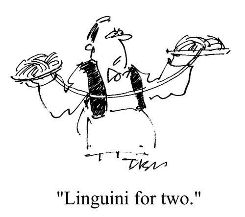 "Linguini for two?"