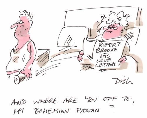 "And where are you off to my Bohemian pagan"