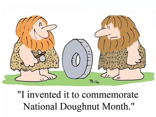 'I invented it to commemorate National Doughnut Month.'