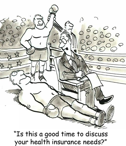 'Is this a good time to discuss your health insurance needs?'