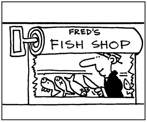 'Fred's Fish Shop.'