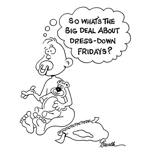 What's the big deal about dress-down Fridays?