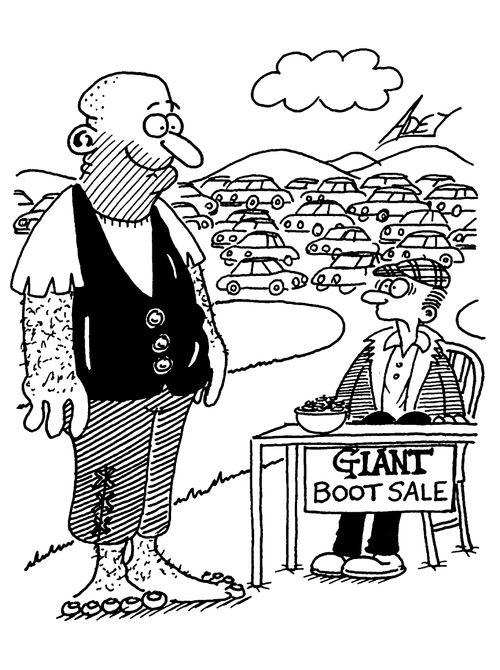 Giant Boot Sale