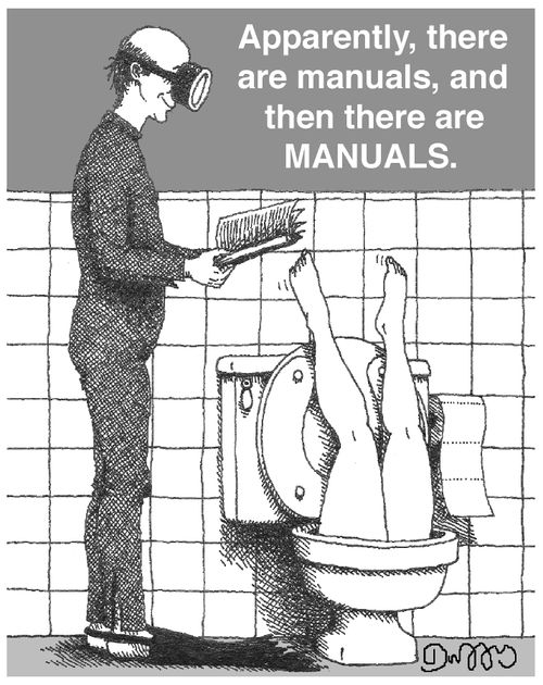 Apparently, there are manuals, and then there are MANUALS.