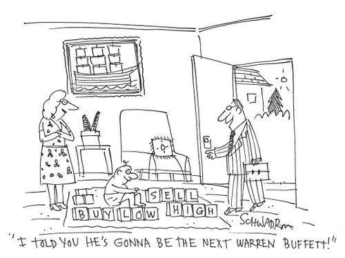 'I told you he's gonna be the next Warren Buffett!'