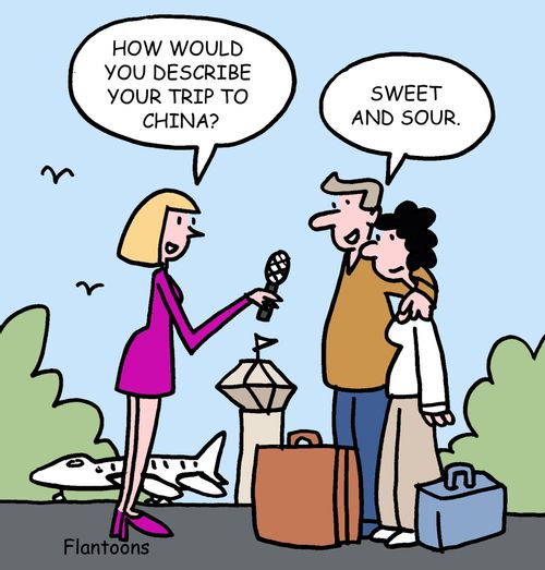 How would you describe your trip to China?