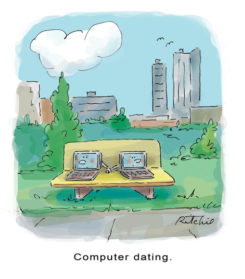 Computer dating.