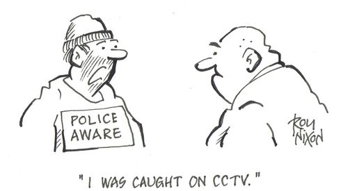 'I was caught on CCTV.'