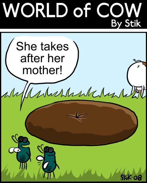 'She takes after her mother!'
