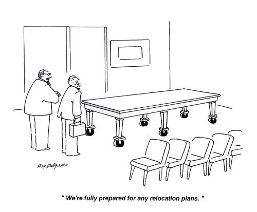 'We're fully prepared for any relocation plans.'