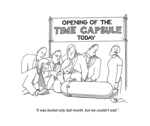 "It was buried only last month, but we couldn't wait."