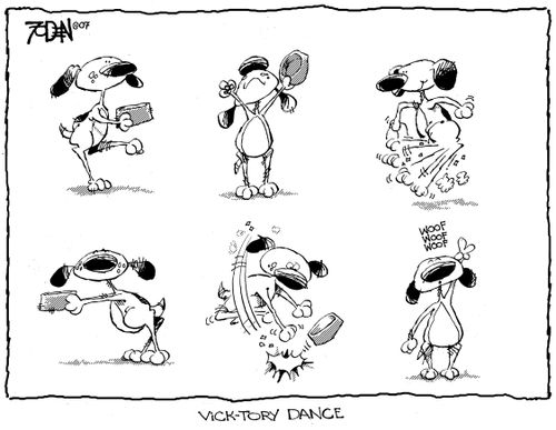 Michael Vick-tory Dance