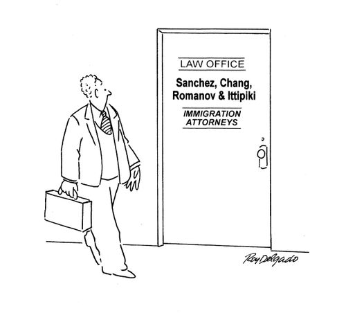 Law Office: Sanchez, Chang, Romanov and Ittipiki, Immigration Attorneys.