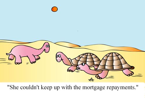 'She couldn't keep up with the mortgage repayments.'