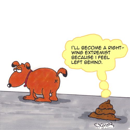 "I'll become a right-wing extremist because I feel left behind."